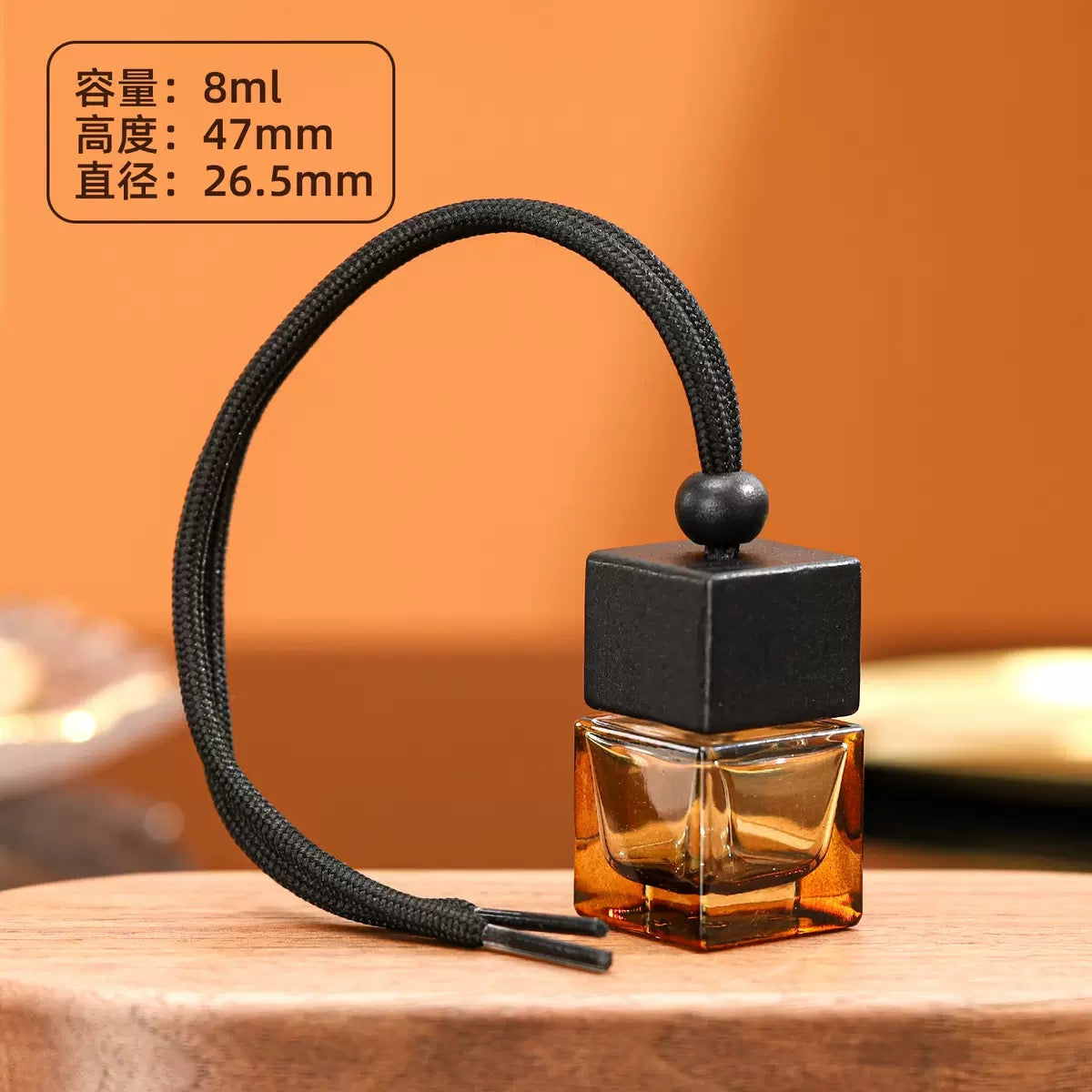 Colorful Wooden Lid Car Diffuser Bottle/Jar m08