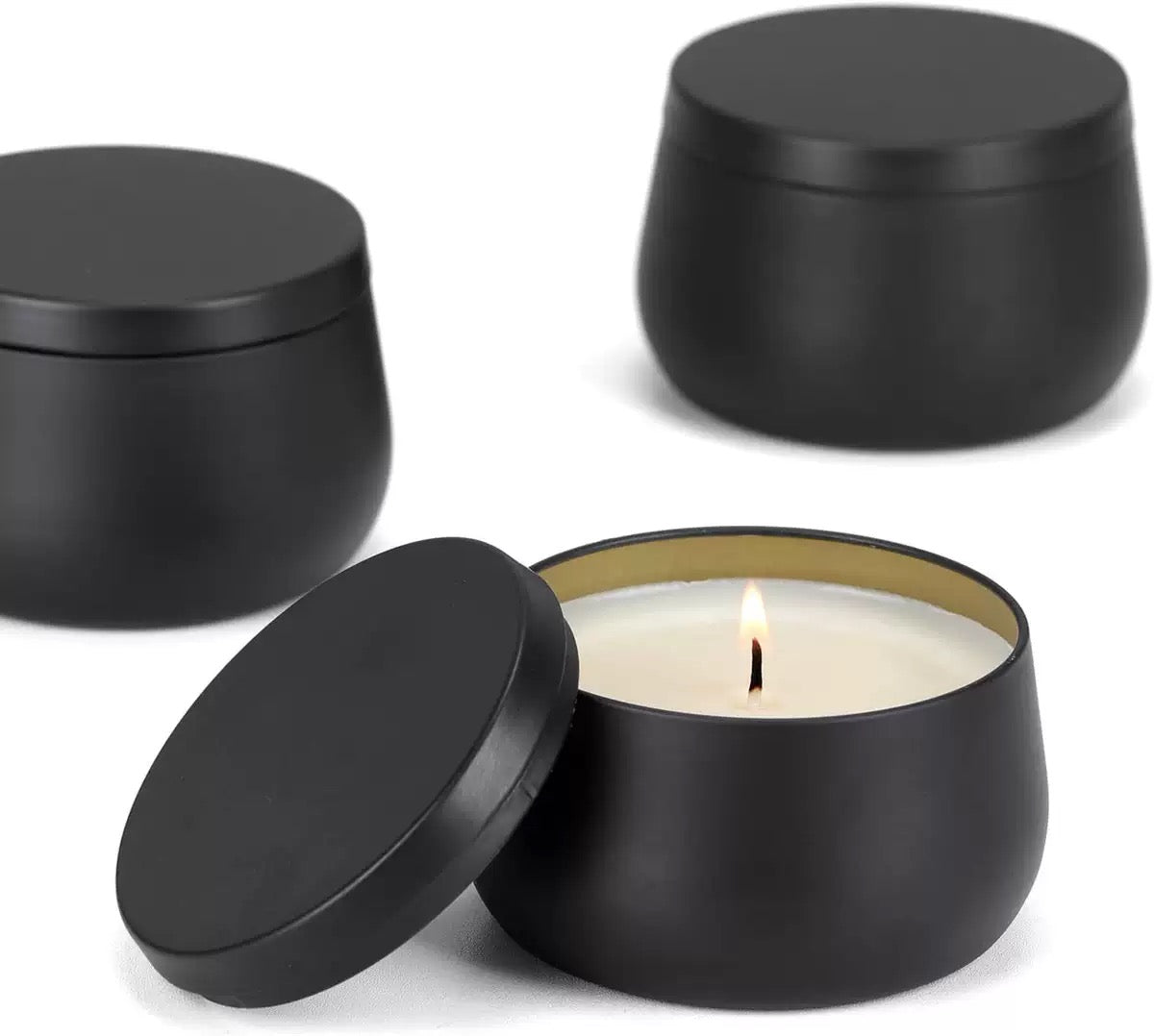 120ml-240ml Empty Round Candle Aluminum Tin Jar