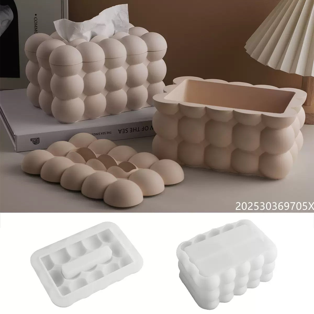 Tissue Box/ Storage Box Silicone Mold g011