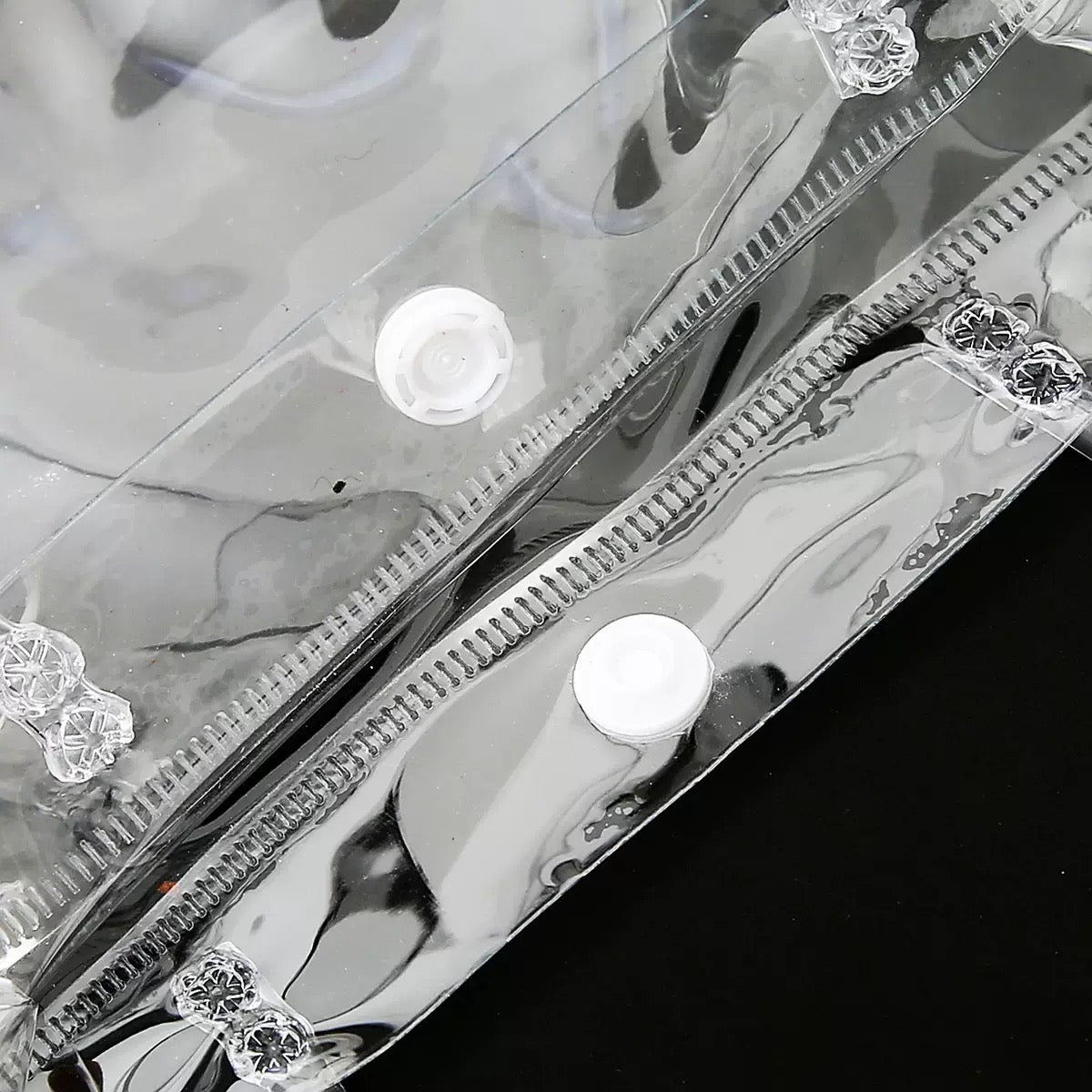 5pcs Plastic gift transparent handbag