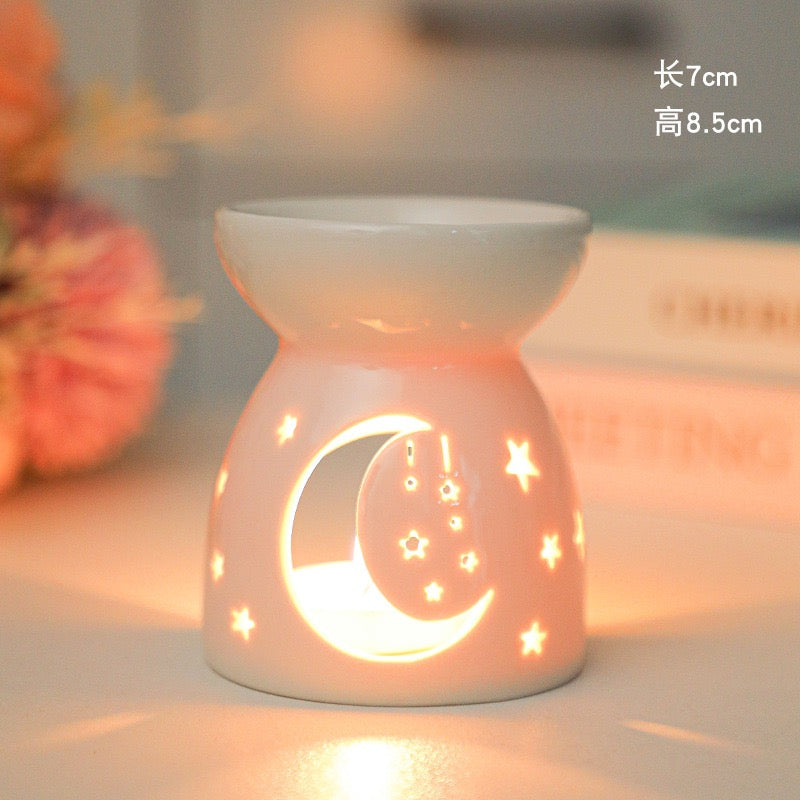 Wax Melt Ceramic Burner (7x8.5cm) L01