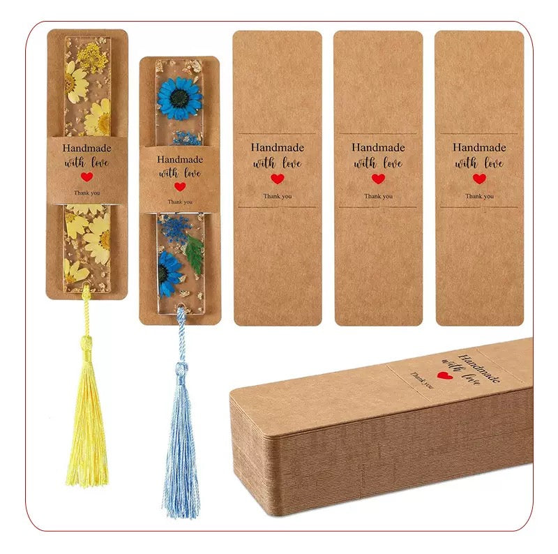 10pcs Bookmark Blank Display Cards