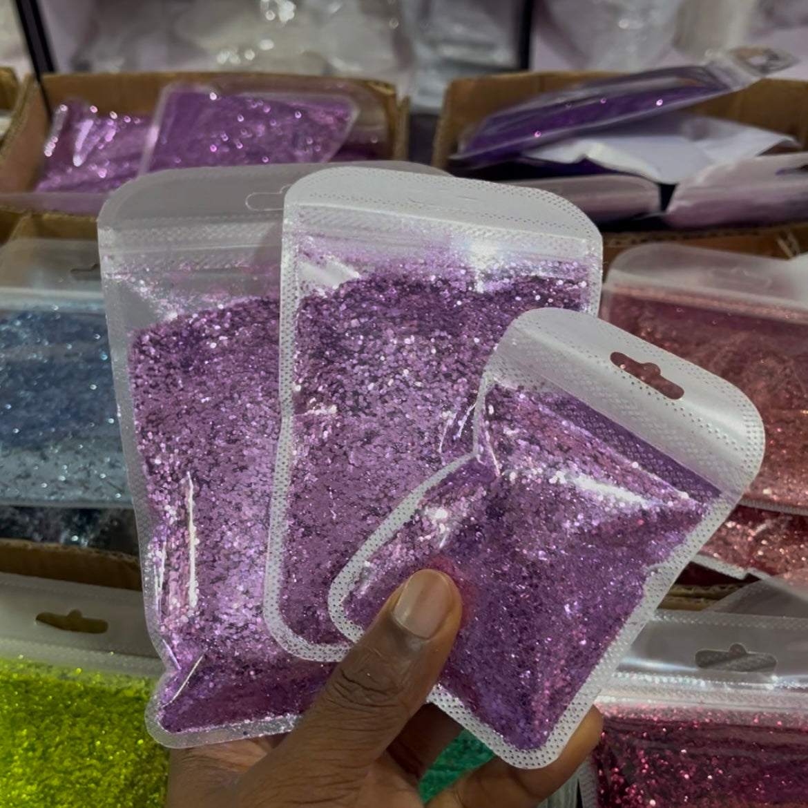 25g-100g Chunky Glitters 12a - 13e