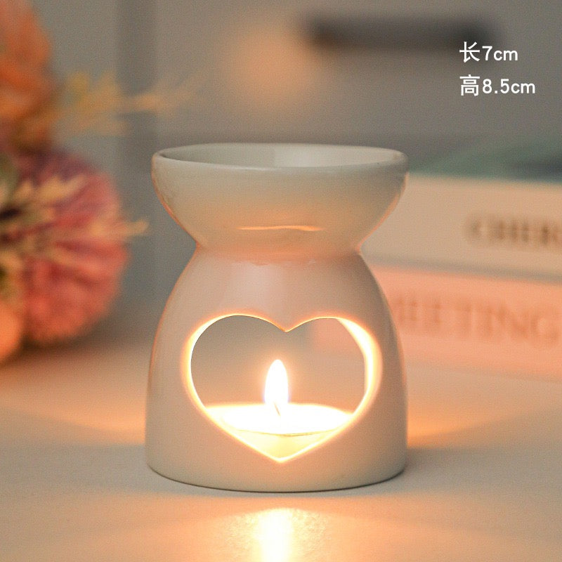 Wax Melt Ceramic Burner (7x8.5cm) L01