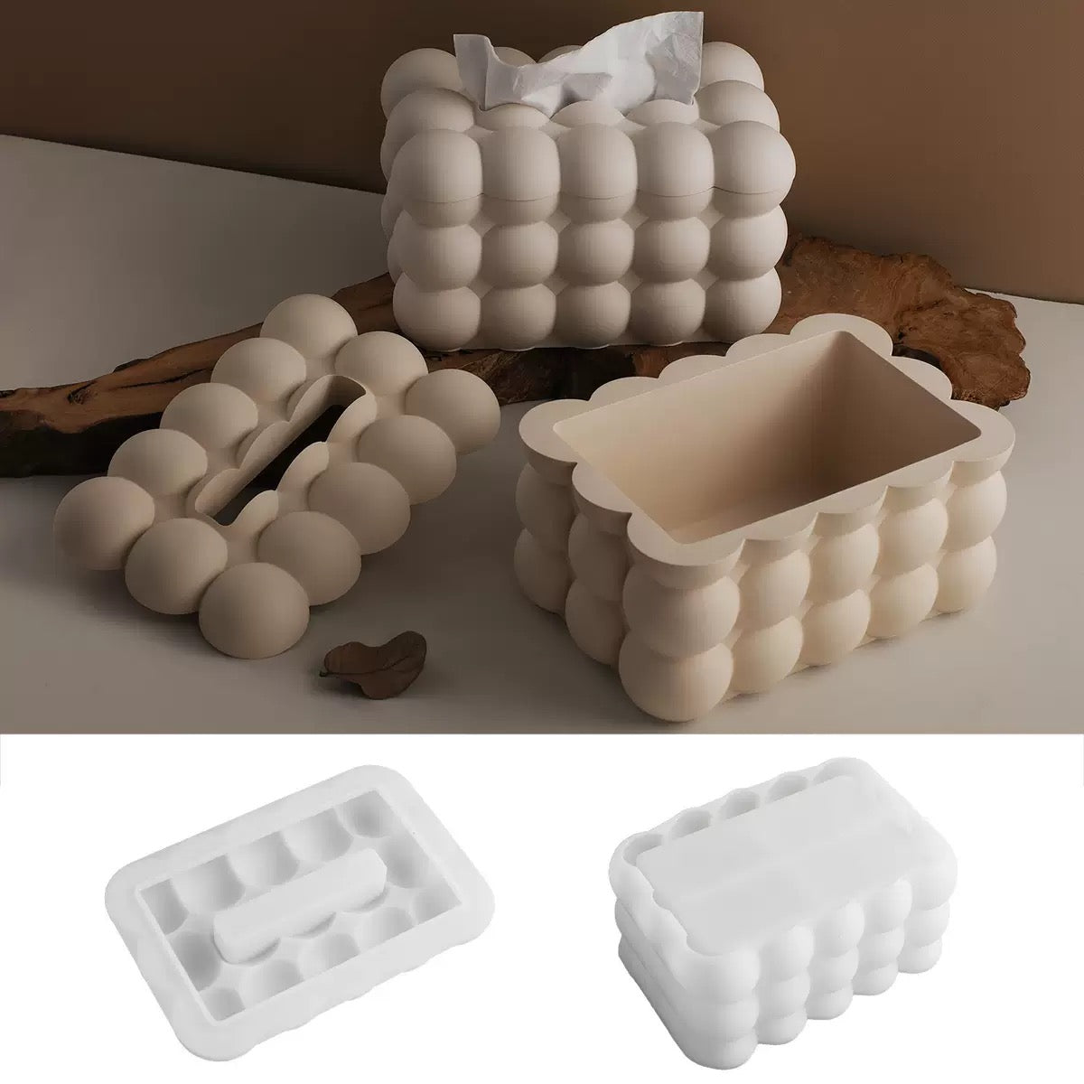 Tissue Box/ Storage Box Silicone Mold g011