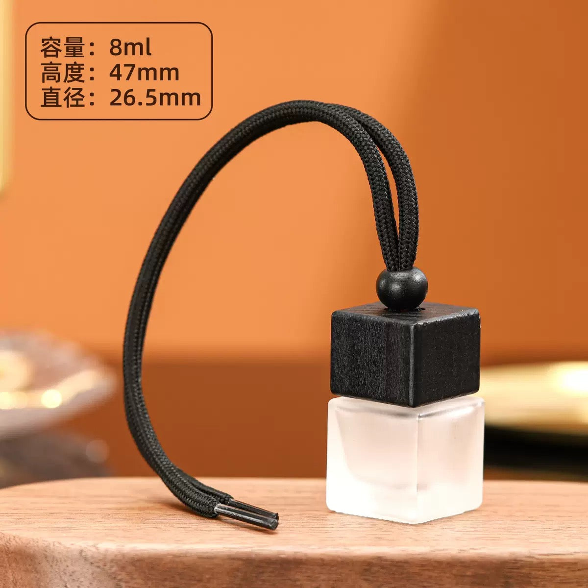 Colorful Wooden Lid Car Diffuser Bottle/Jar m08