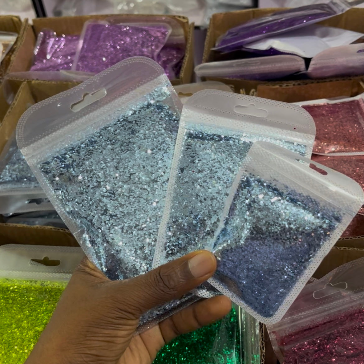 25g-100g Chunky Glitters 12a - 13e