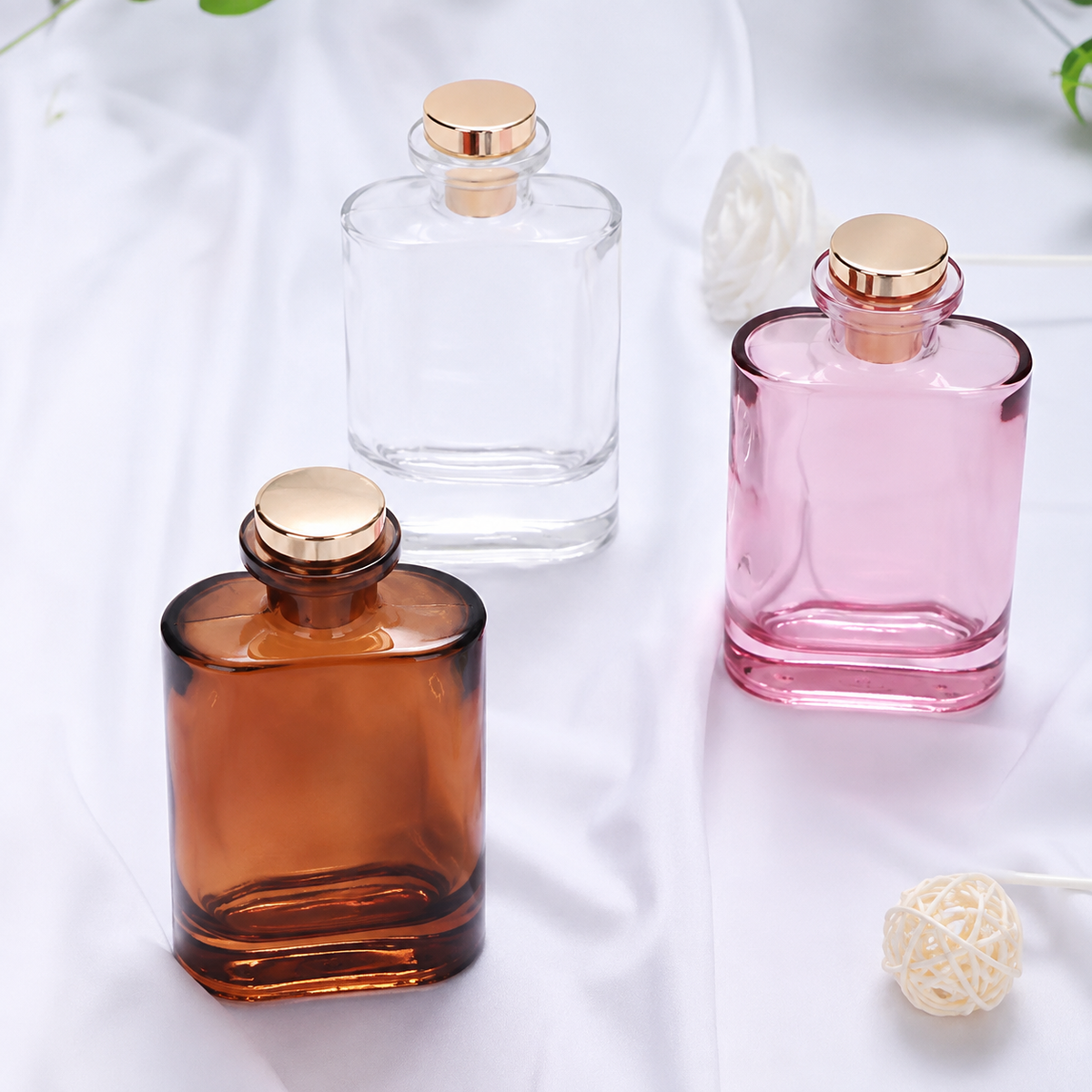 Slim Square Colorful Diffuser Bottle/Jar