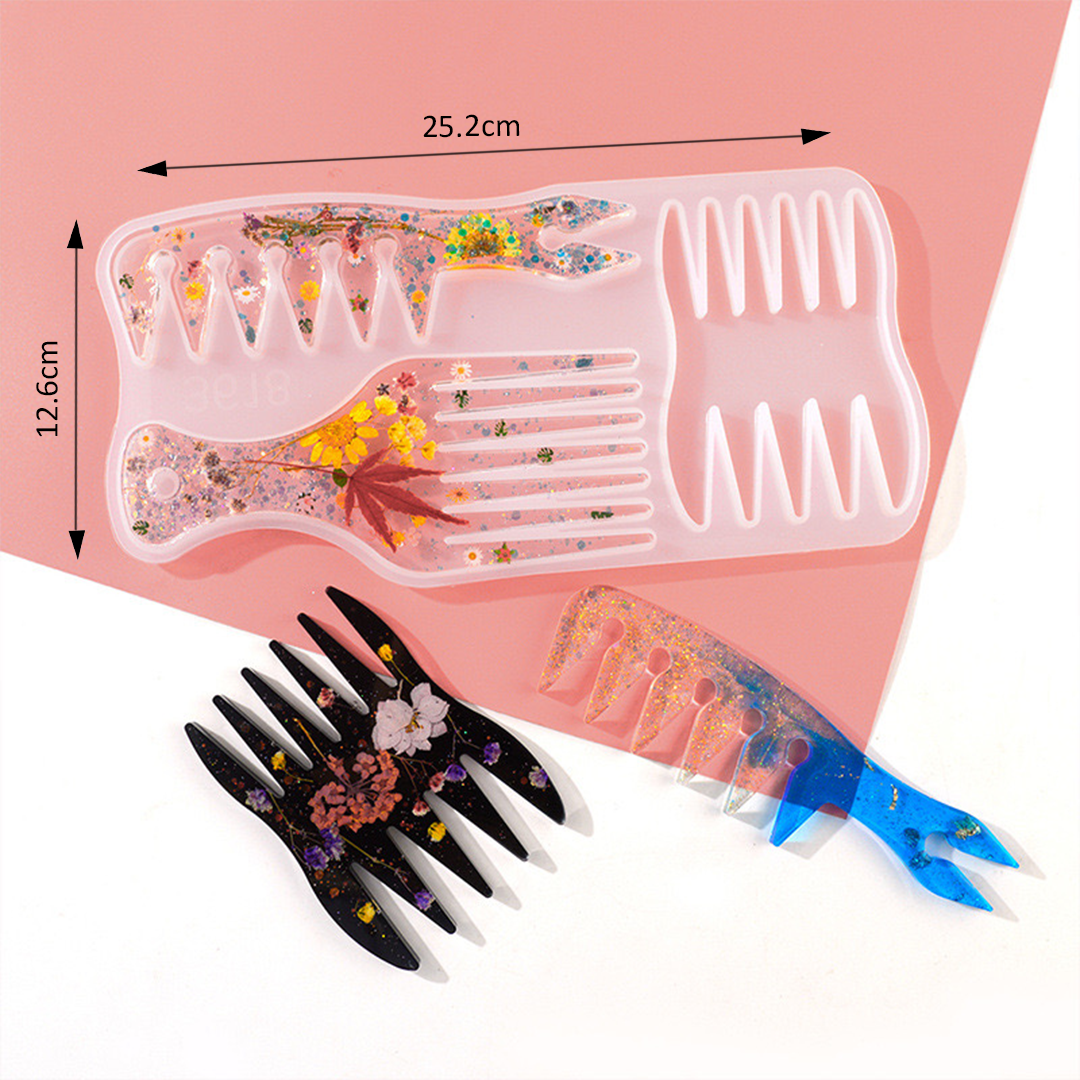 Afro Comb Silicone Mold b09