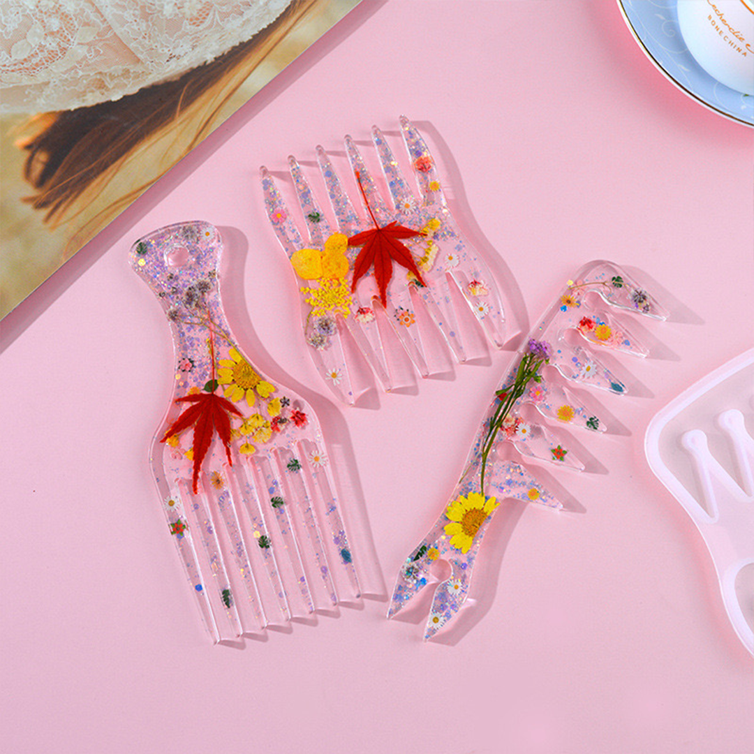 Afro Comb Silicone Mold b09
