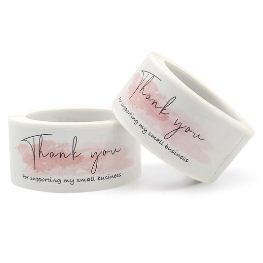 Rectangle Thank you Sealing Stickers