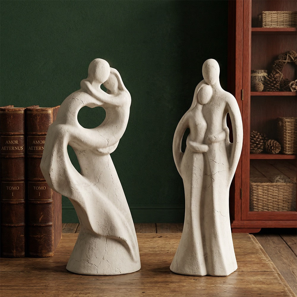 Abstract Couple Figurines Mold