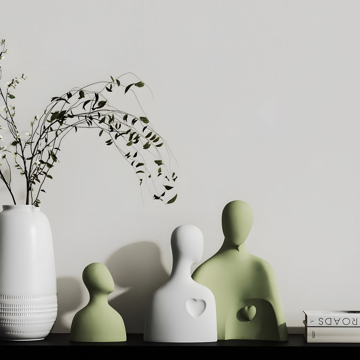 3in1 Family Decorative Home Decor/ Candle Silicone Mold i010