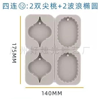 Aromatherapy Incense Hanging Wax/Gypsum Silicone Mold L03