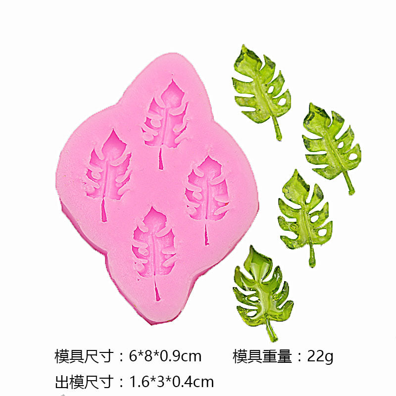 Mini Leaf Silicone Mold h011