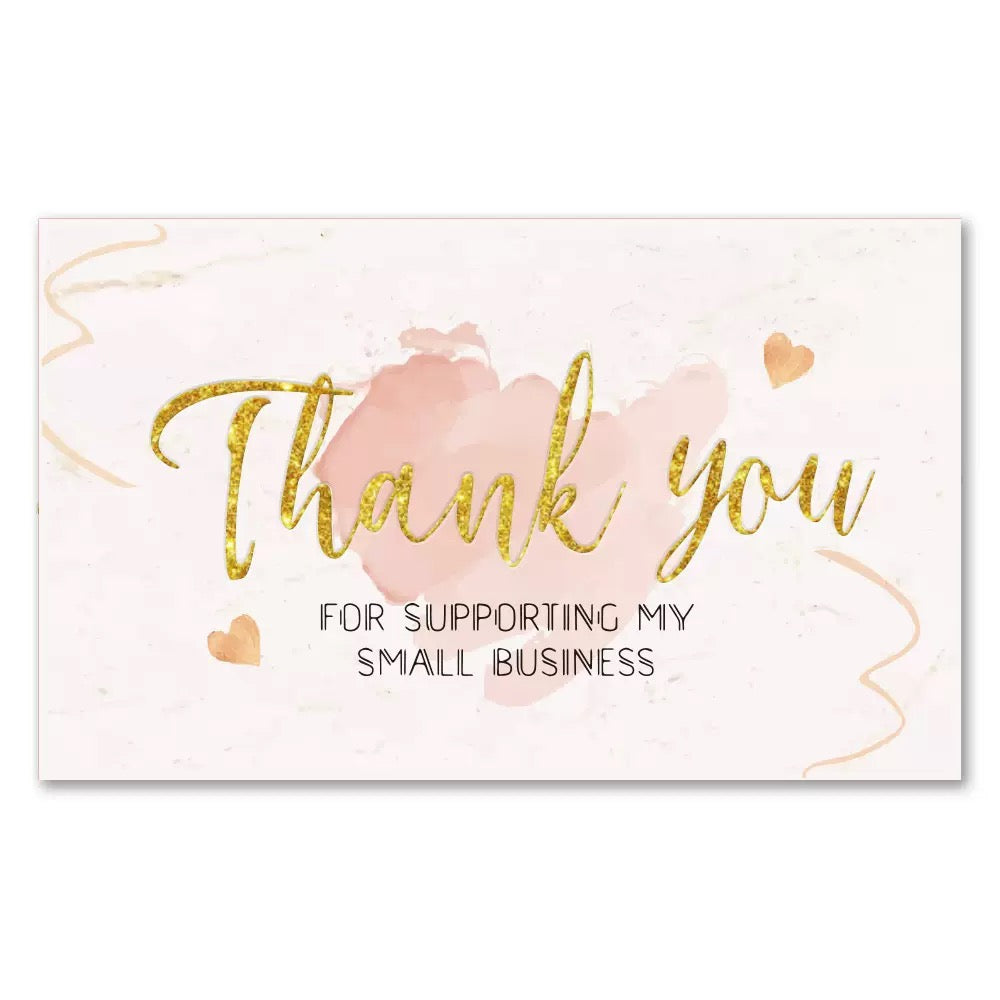 50Pcs Thank You Cards j03