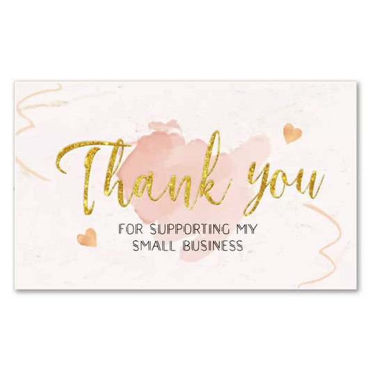 50Pcs Thank You Cards j03