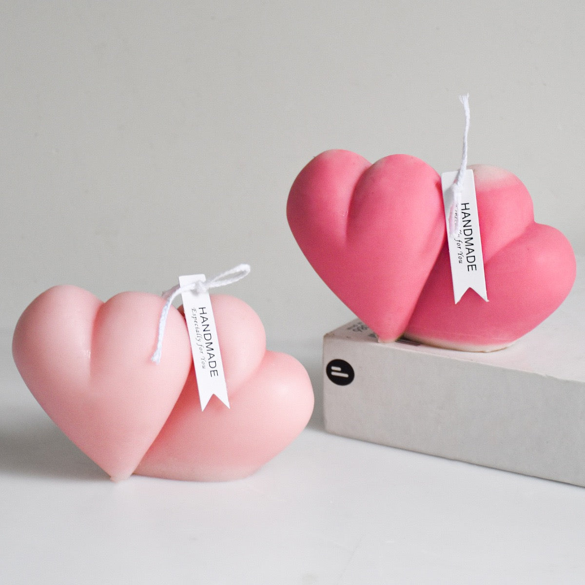 Joining Heart Candle Silicone Mold h03
