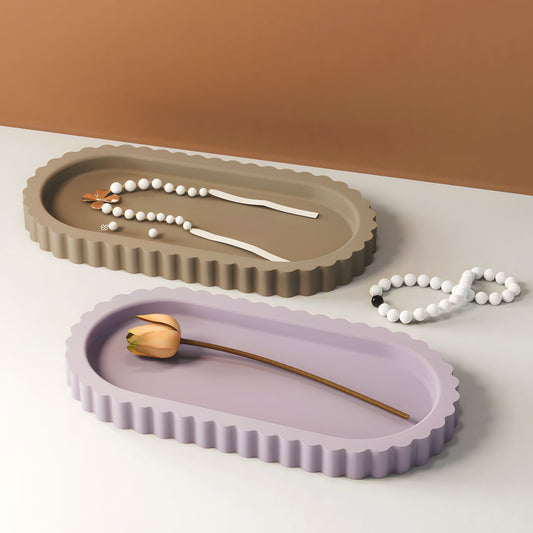 Oval Trinket Tray Silicone Mold g09