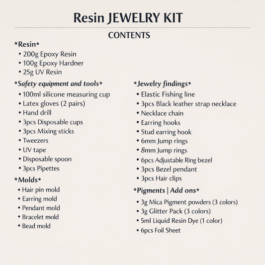 Resin Jewelry Kit