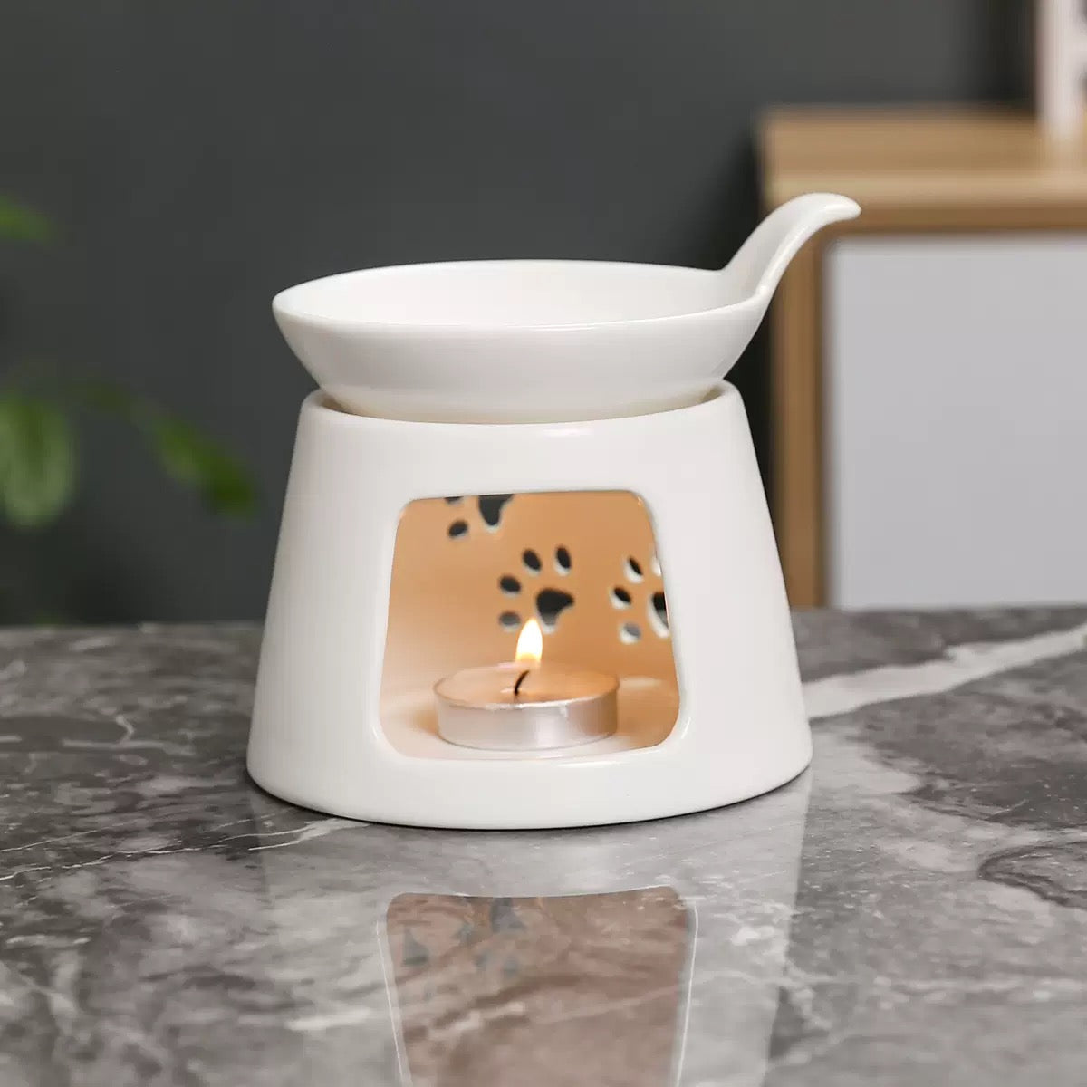 Large Wax Melt Ceramic Burner