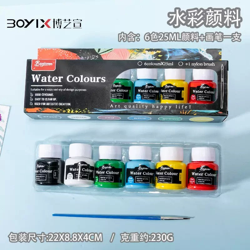 6 Colors 25ml Paint Set