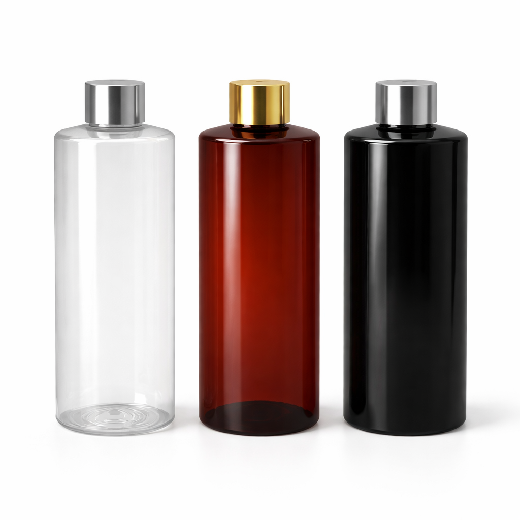 250ML/500ML Flat Shoulder Empty Refill Bottle
