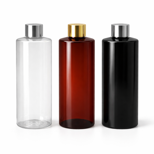 250ML/500ML Flat Shoulder Empty Refill Bottle