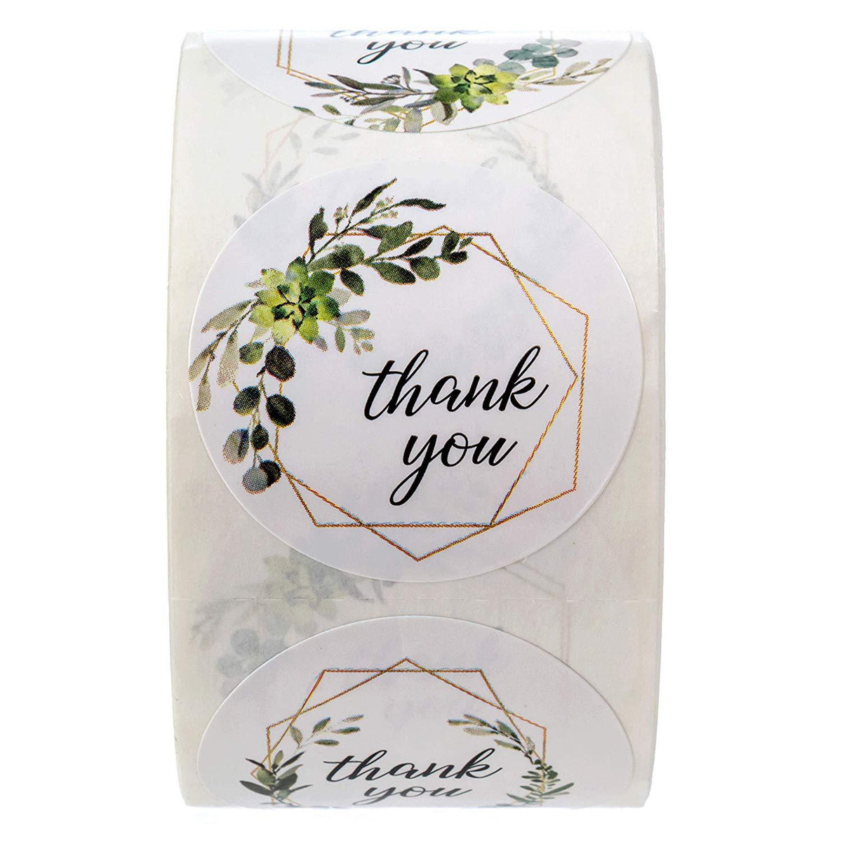 Leaves Decor Thank You Sealing Stickers