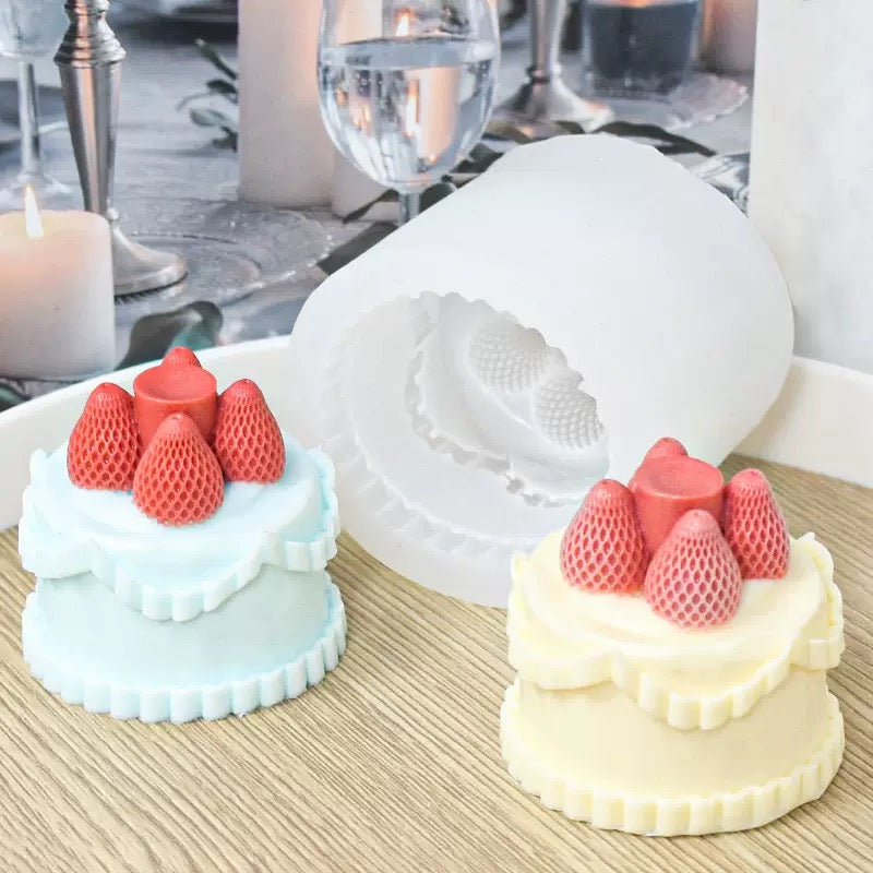 Mini Cake Candle Silicone Mold h015