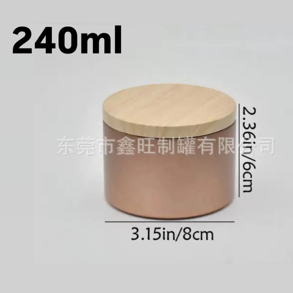 120ml-240ml Empty Candle Aluminum Tin Jar
