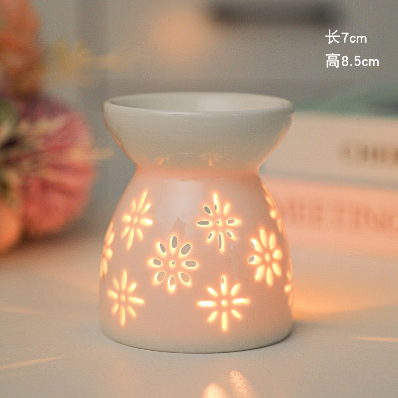 Wax Melt Ceramic Burner (7x8.5cm) L01