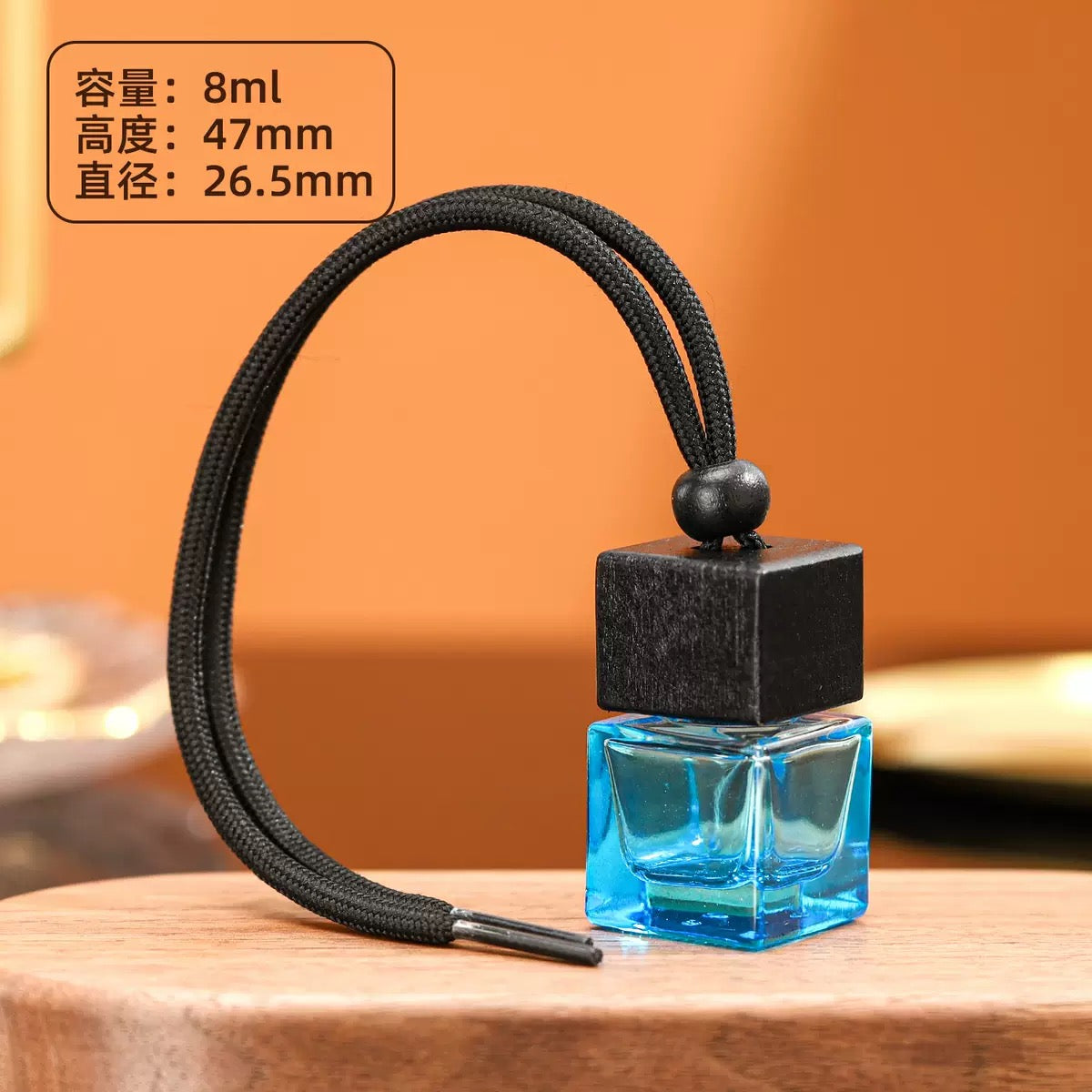 Colorful Wooden Lid Car Diffuser Bottle/Jar m08