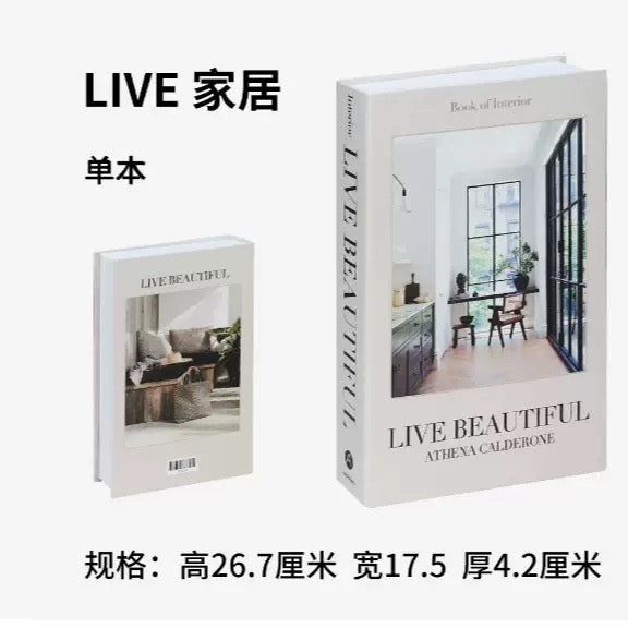 Faux Book Decor