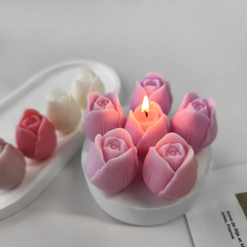 Tulip Flower Candle Silicone Molds h013