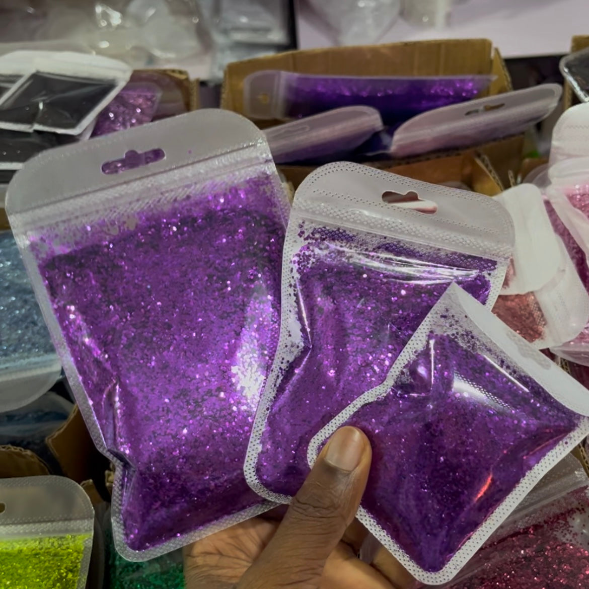 25g-100g Chunky Glitters 12a - 13e
