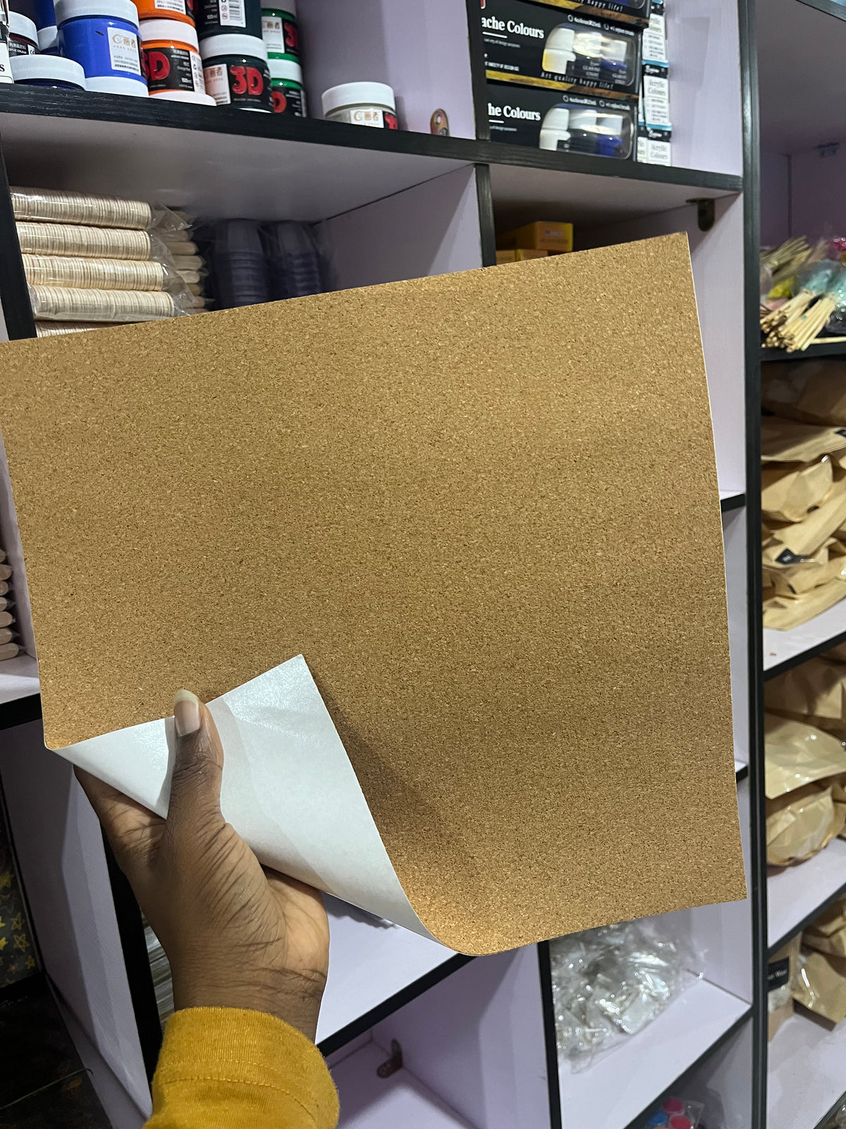30x30cm Self Adhesive Cork pad s011
