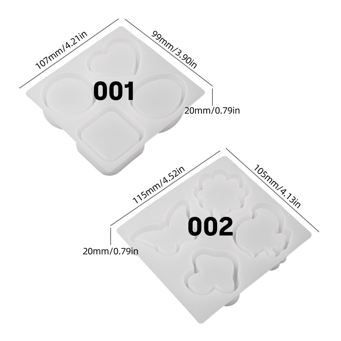 Tea light Candle Jar Silicone Mold a012