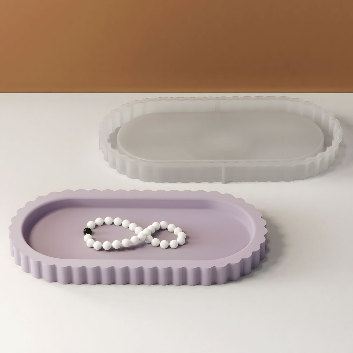 Oval Trinket Tray Silicone Mold g09