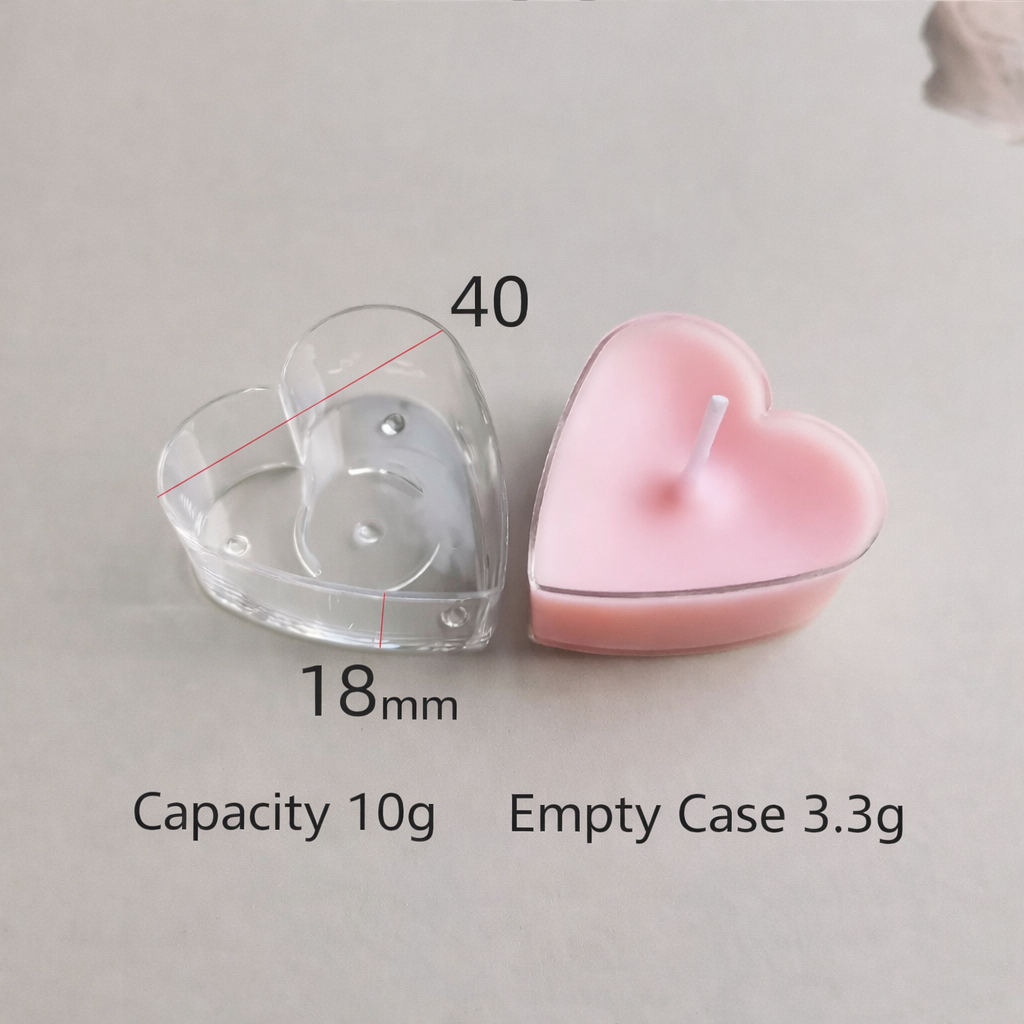 5pcs Tealight Jar Container + Wick
