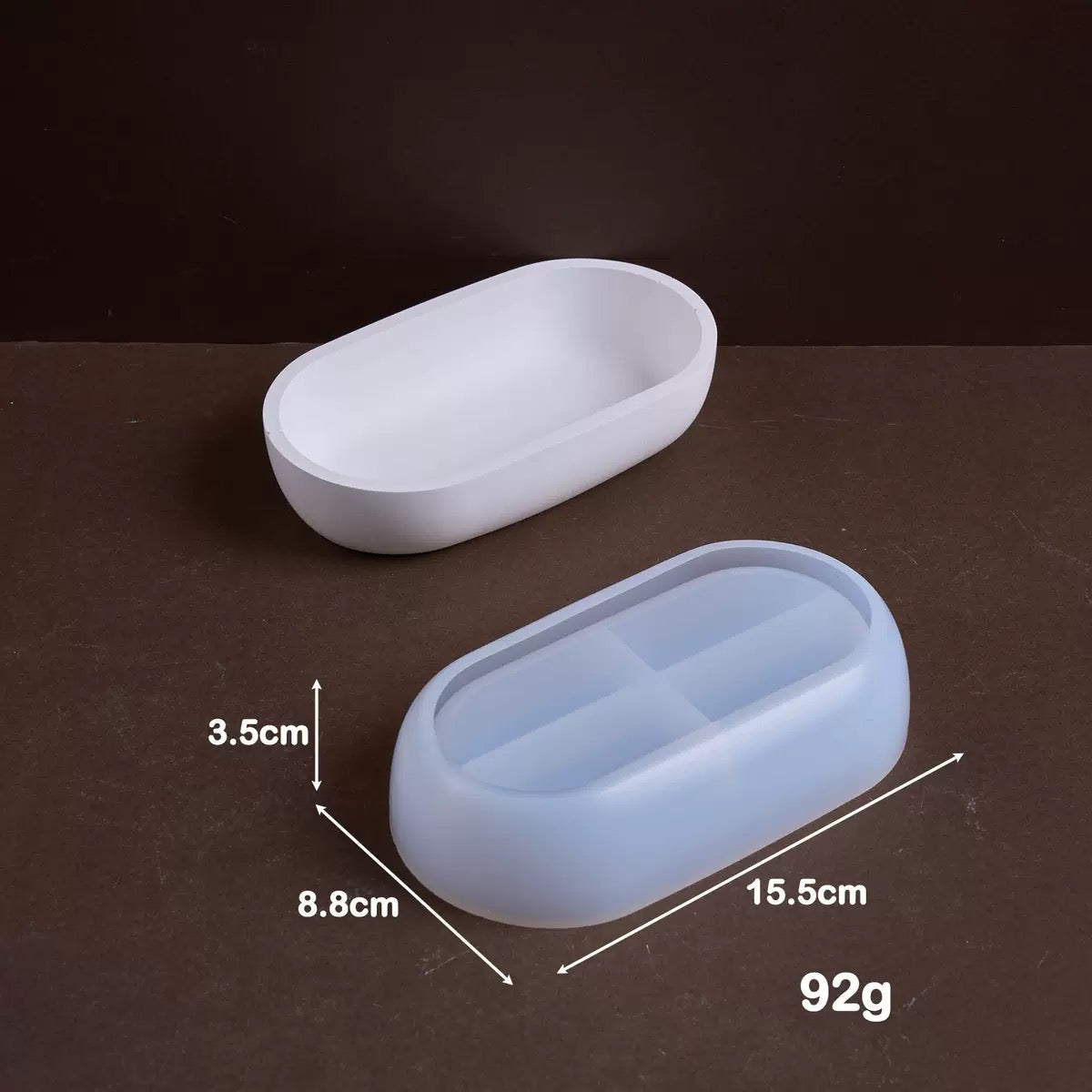 Boat Shaped Candle Jar Silicone Mold