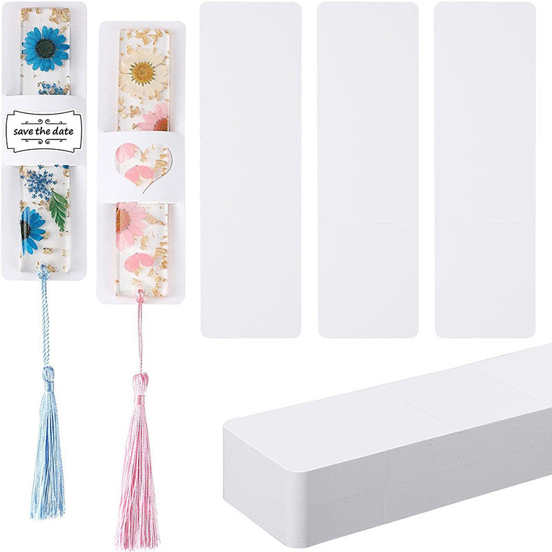 10pcs Bookmark Blank Display Cards