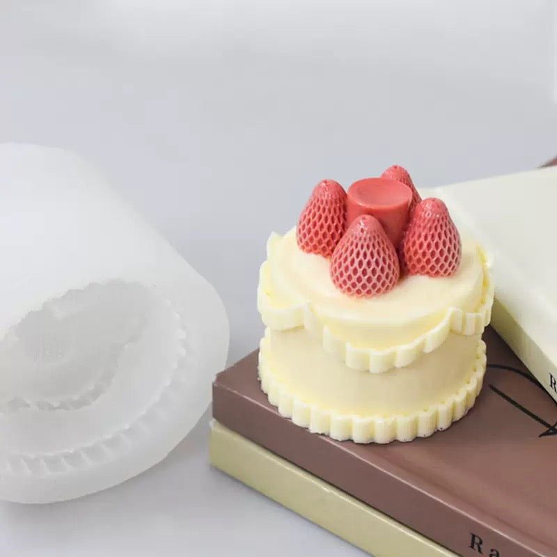 Mini Cake Candle Silicone Mold h015