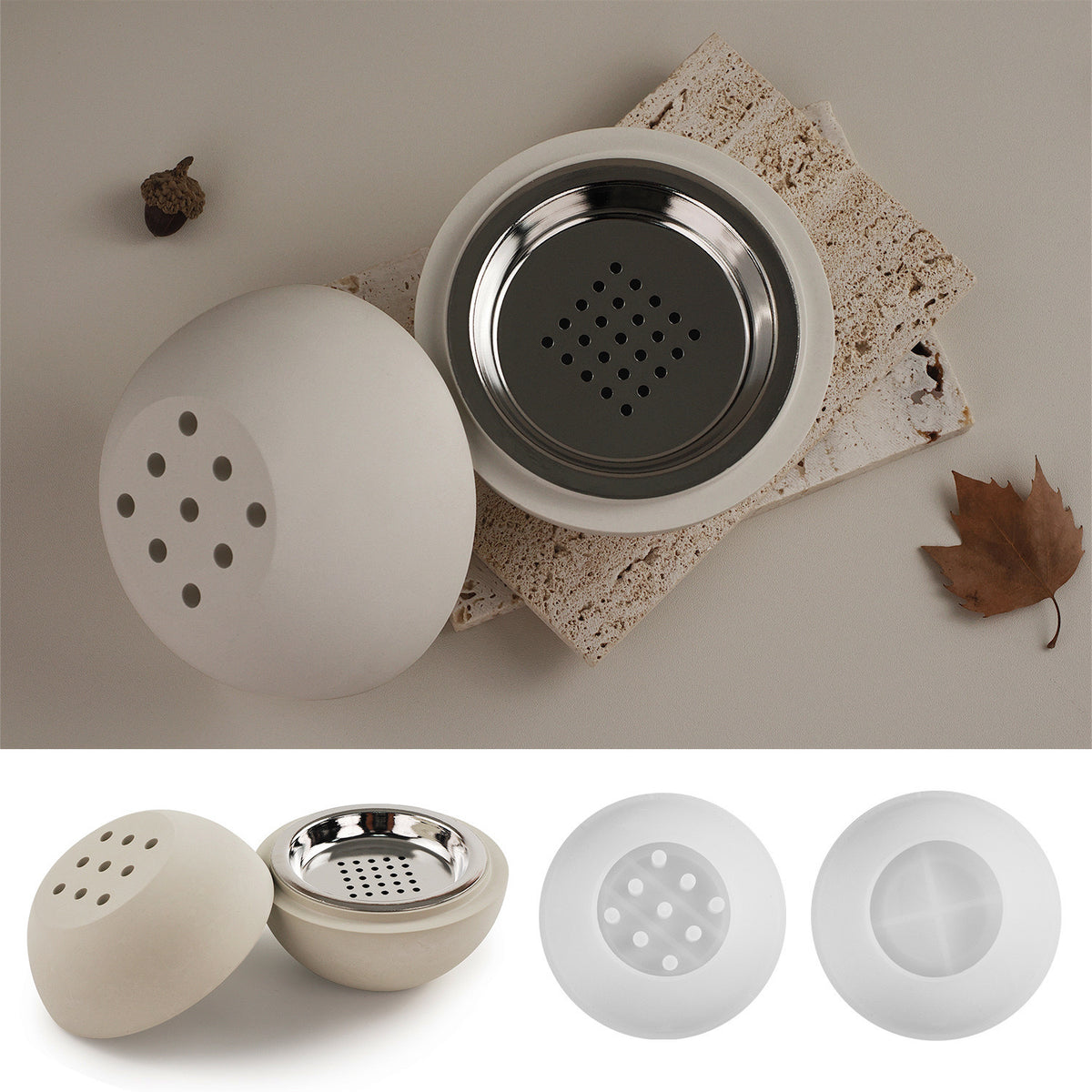 Incense Burner Silicone Mold d05/08