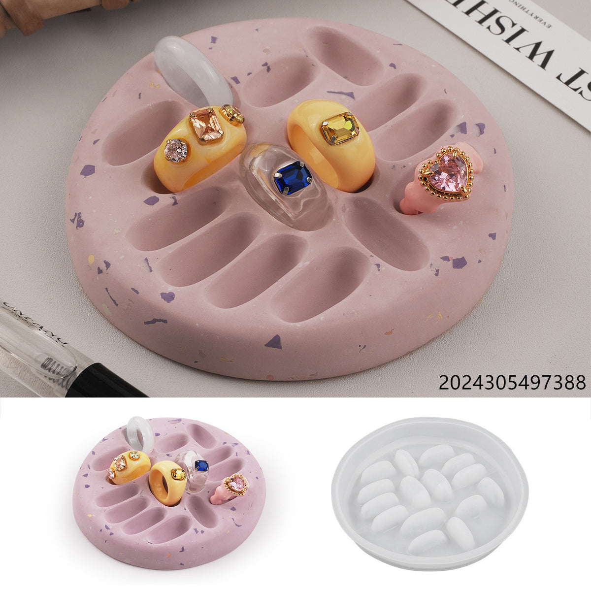 Ring Holder Silicone Mold e011