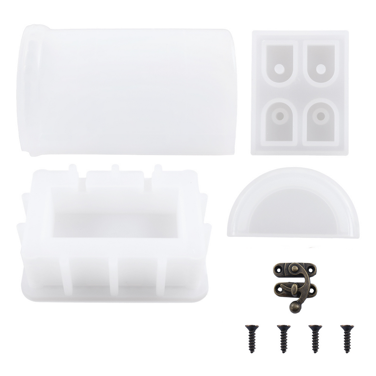 Treasure Chest Silicone Storage Mold f02