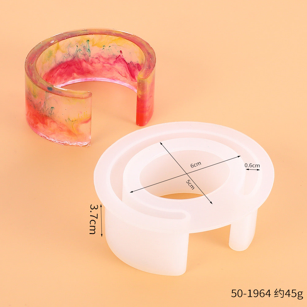 Cuff Bracelet Silicone Mold a010