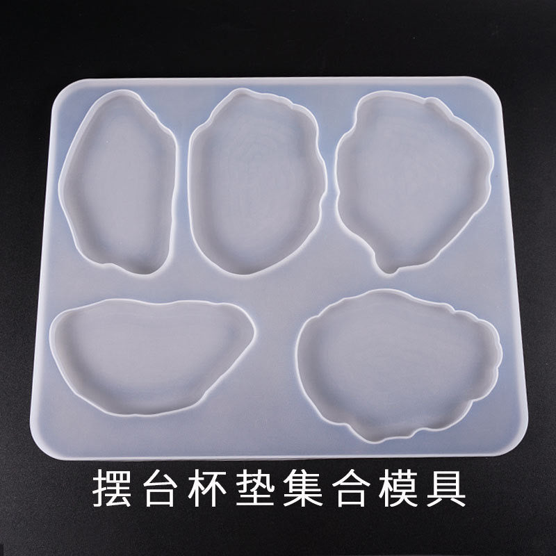 Irregular Coaster Silicone Mold c014