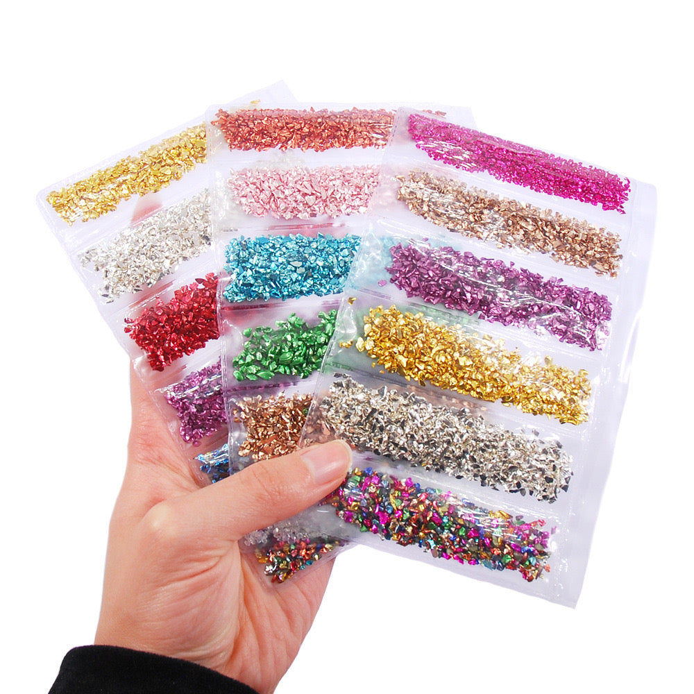 Multicolored Crushed Stone 8c - 8e