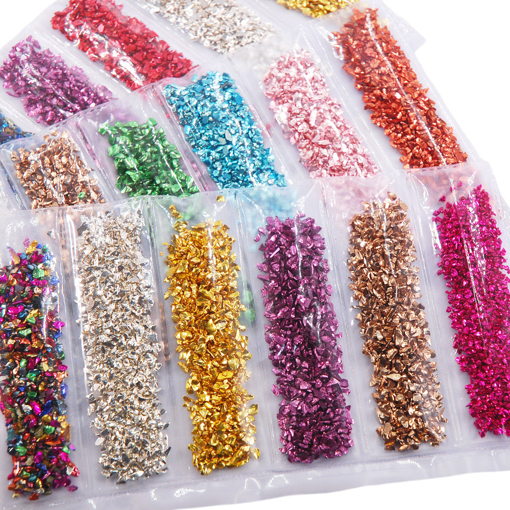 Multicolored Crushed Stone 8c - 8e